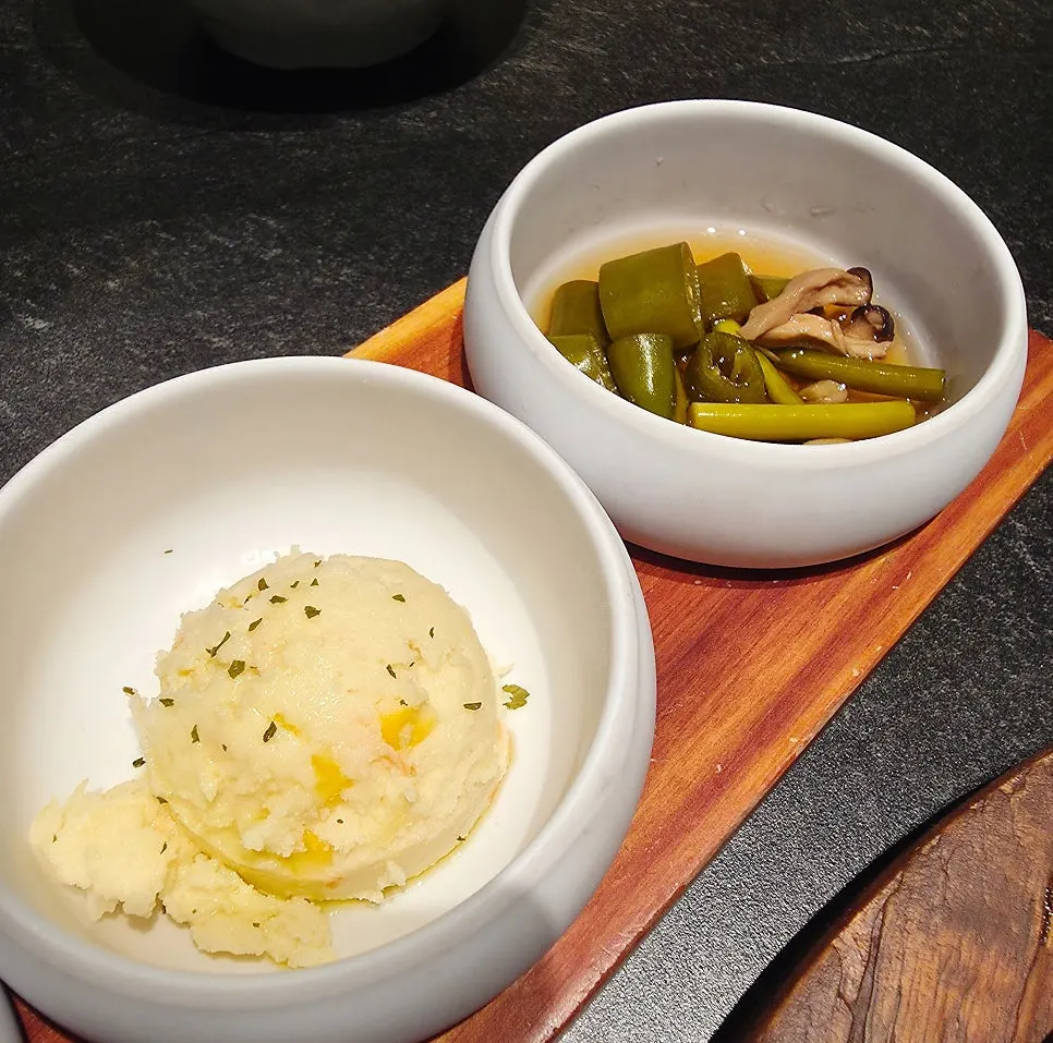 Side dishes including barley baek-kimchi