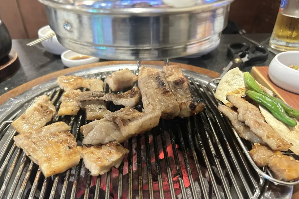 A plate of tangy squid muchim