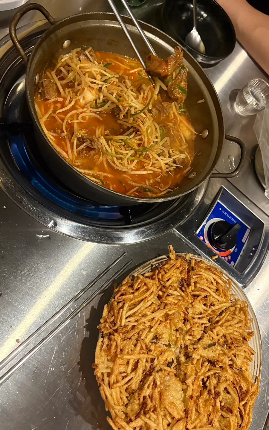 Spicy galbijjim with the bones removed