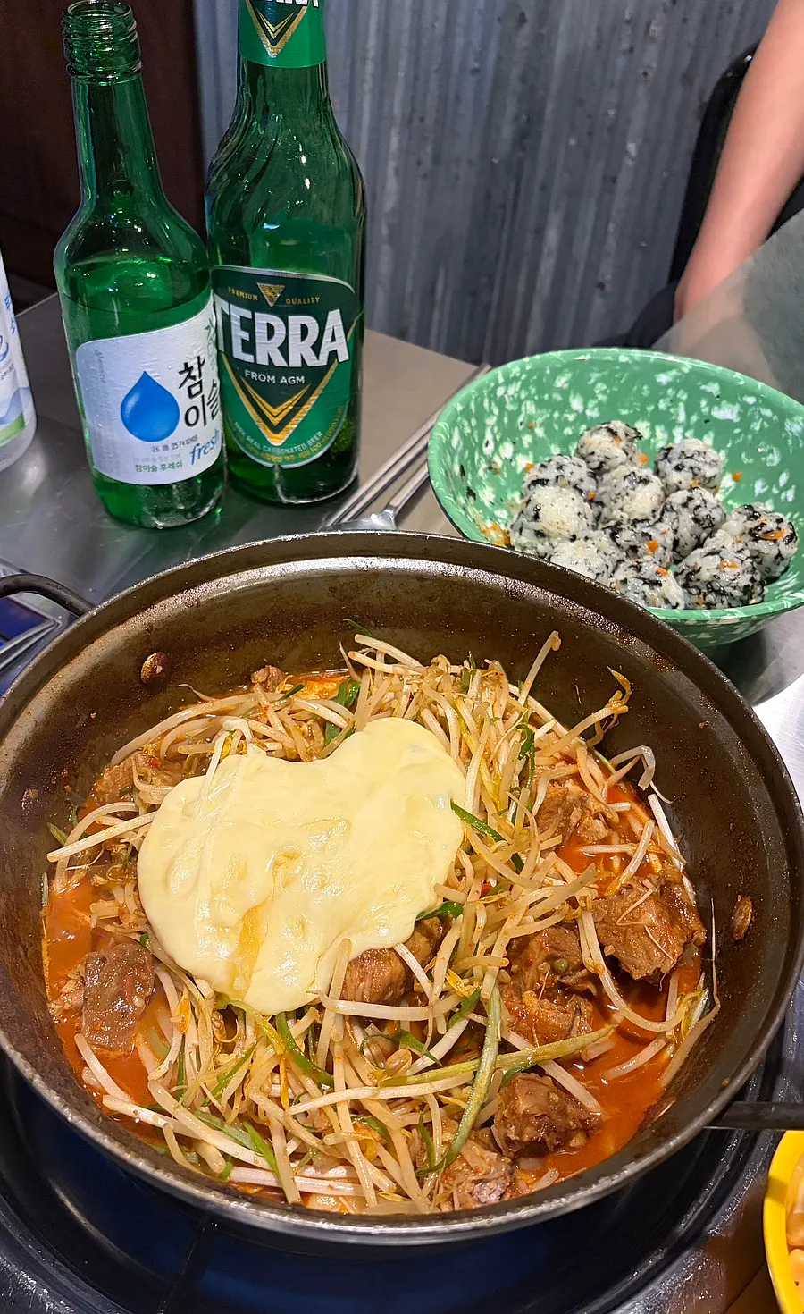 양푼이갈비찜 2인분 상차림
