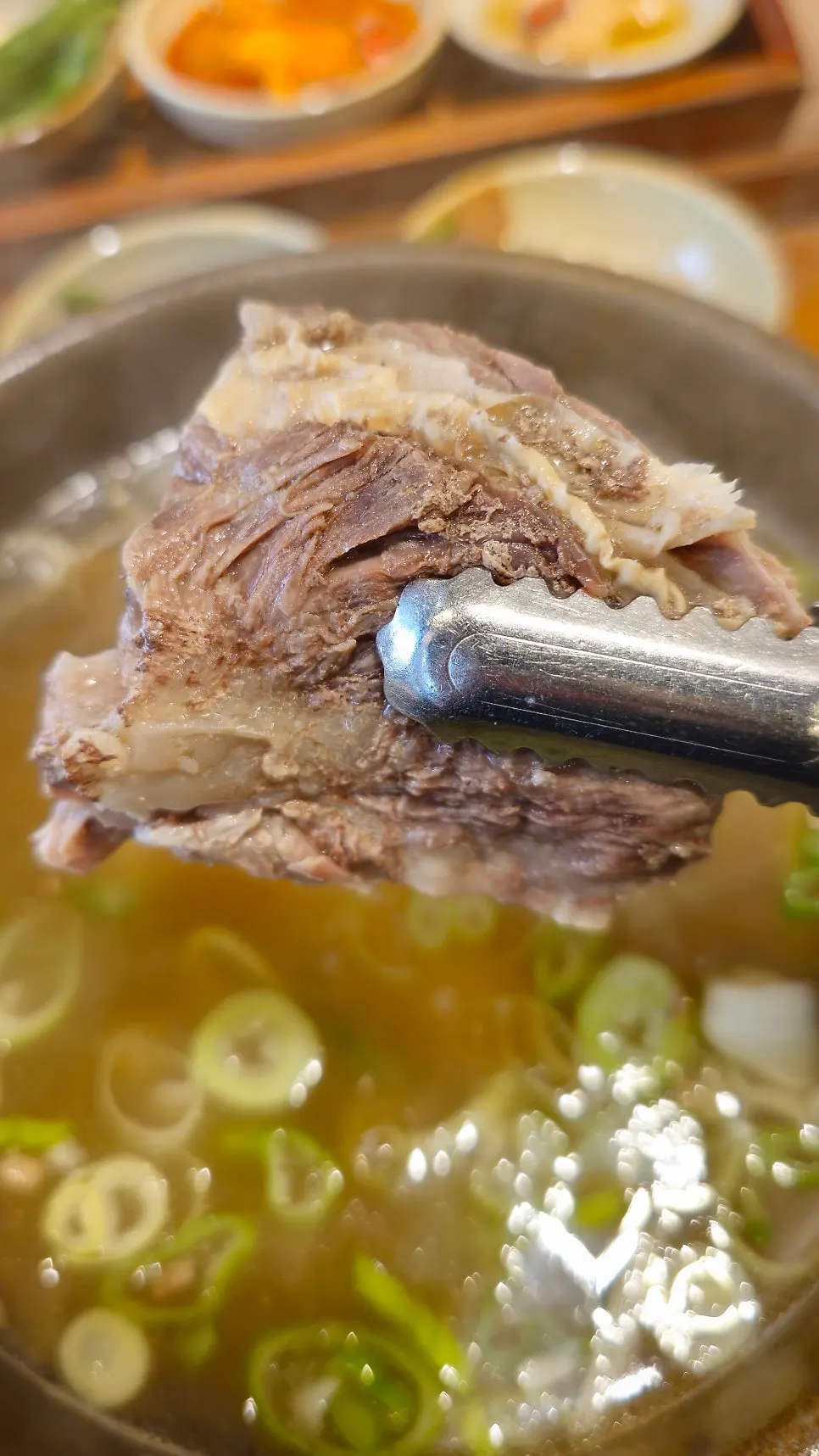 강갈비탕 기본 갈비탕 국물과 당면