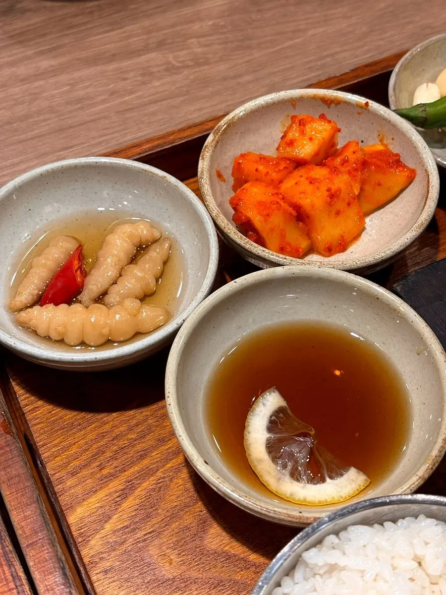 강갈비탕 셀프바 코너
