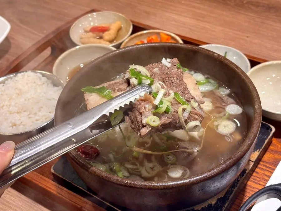 갈비탕에 넣어 먹는 제주 직송 중면