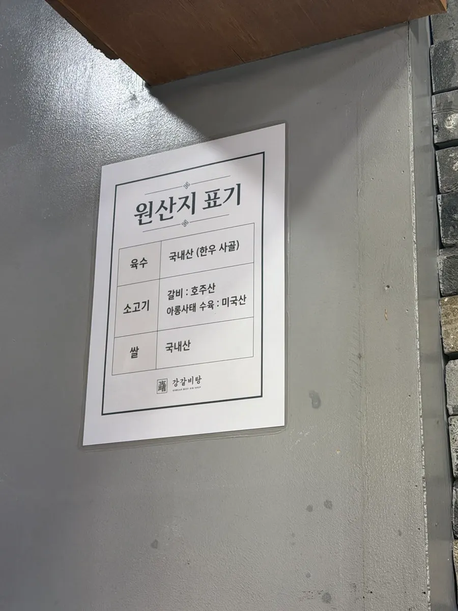 Gang Galbitang parking information