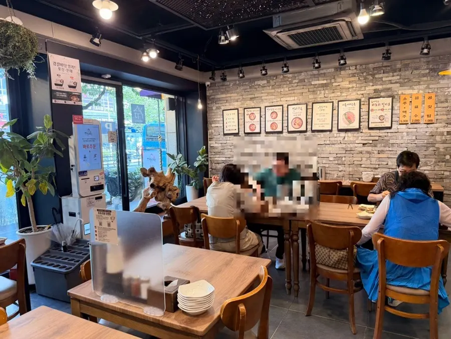 맵기 1단계로 주문한 얼큰강갈비탕