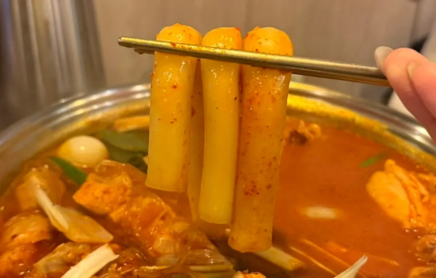 닭도리탕 국물에 비벼 먹는 공기밥