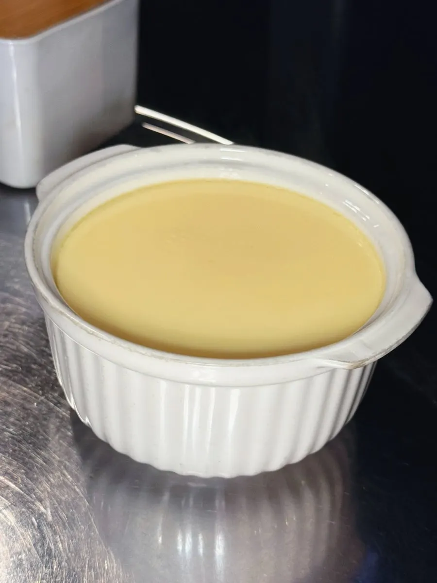 Softly set steamed egg