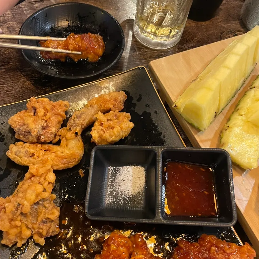 Crispy fried chicken