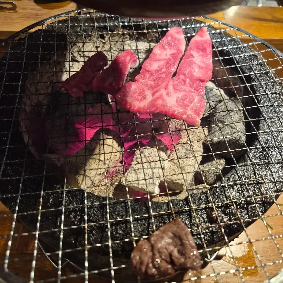 Salchisal and foil-roasted king oyster mushroom