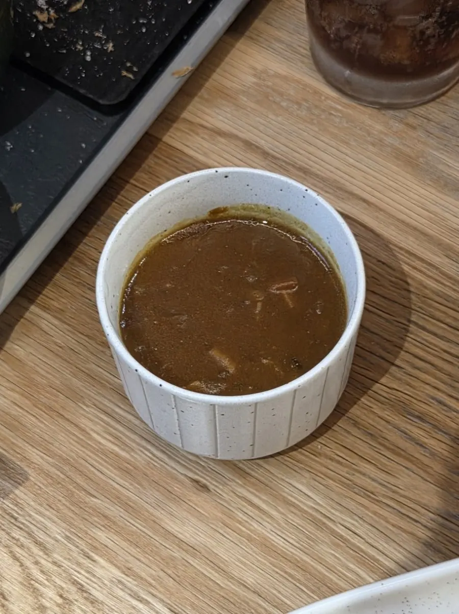 Thick side curry served at Katsu Gimseondo