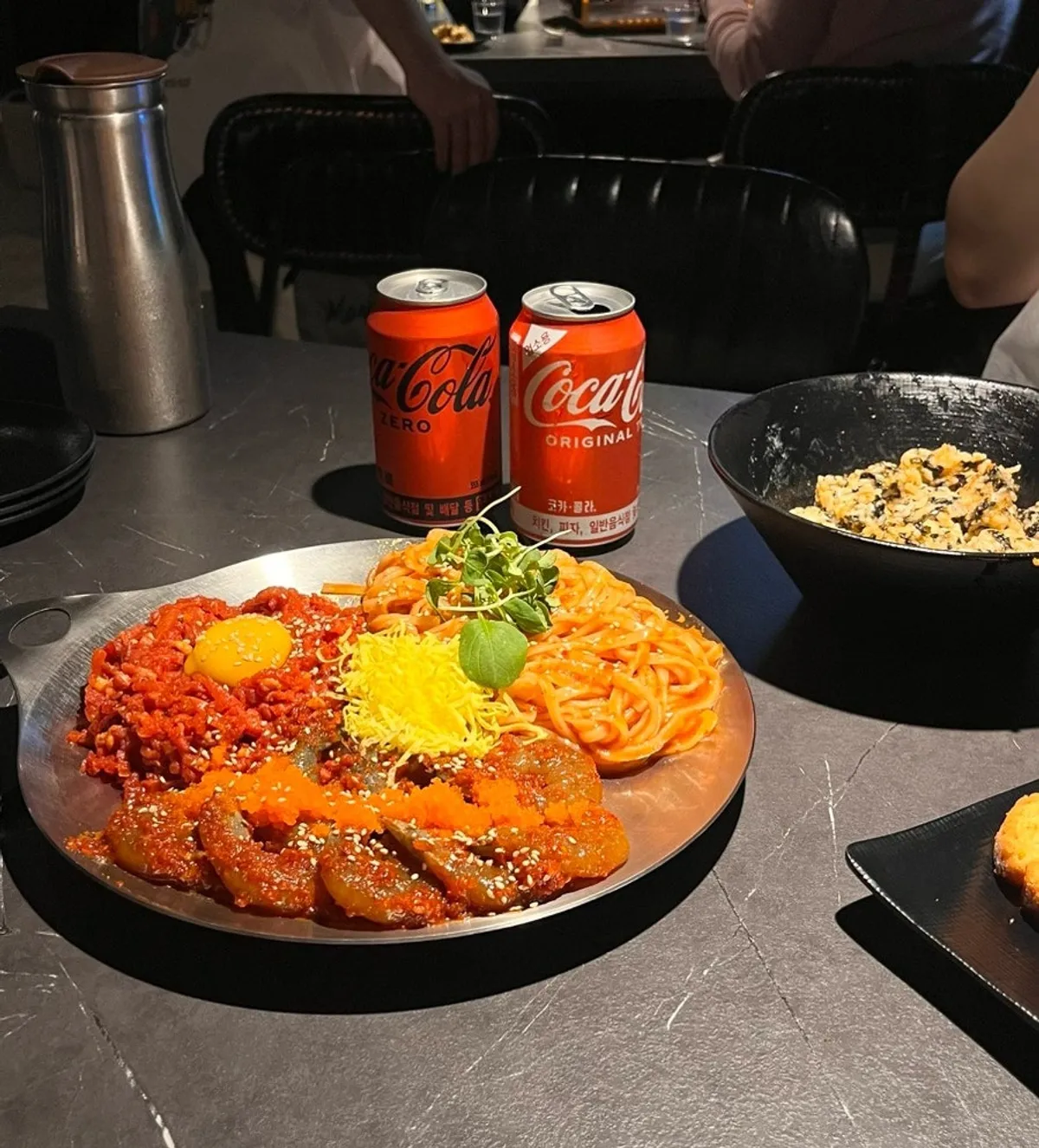 Vertical shot of the spread at Yuumangju Seomyeon Branch