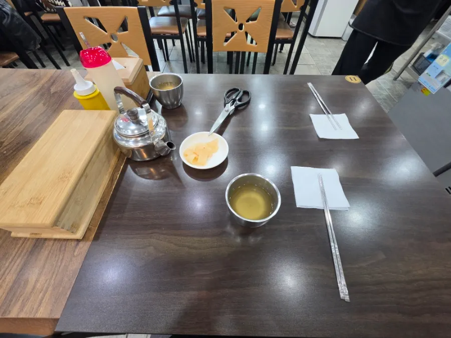 서면밀면 키오스크 주문 화면