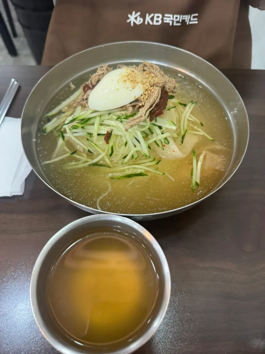 A bowl of milmyeon ordered at Seomyeon Milmyeon