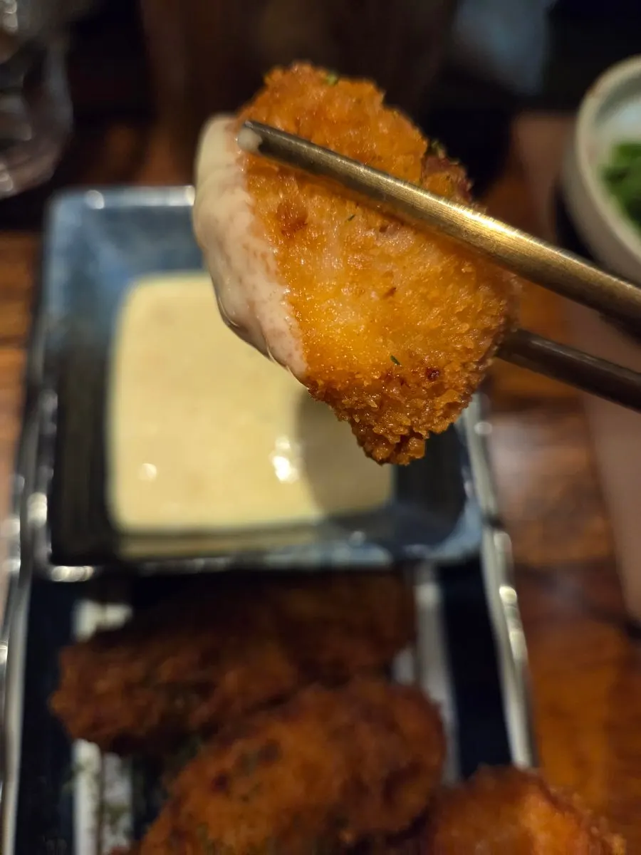 Pork soup set served with crisp fried chicken