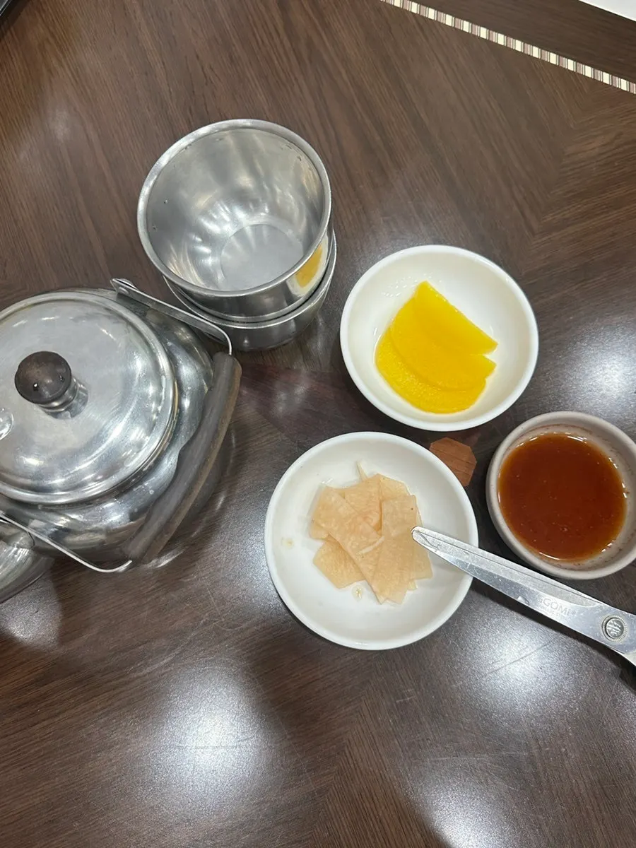 Kuah hangat yang diminum sebelum makan