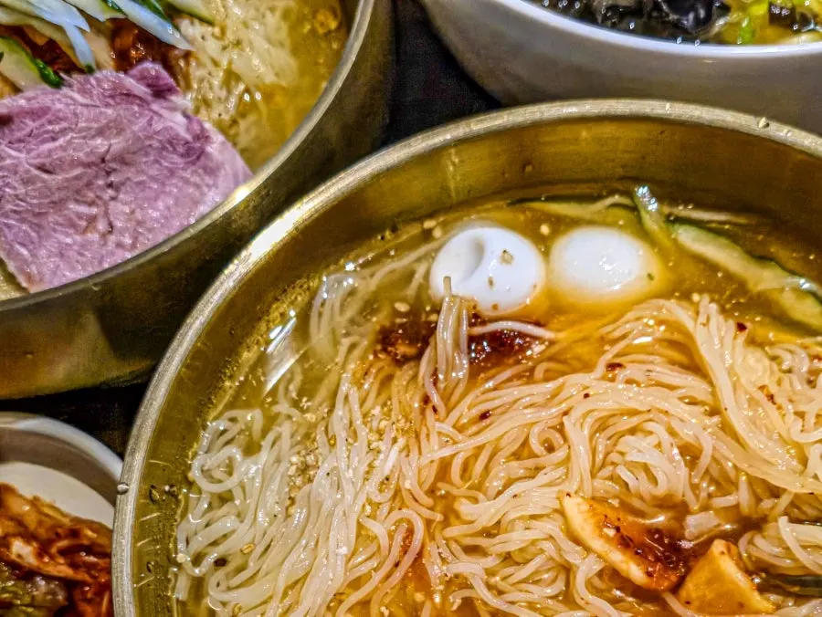Mul milmyeon with savory broth