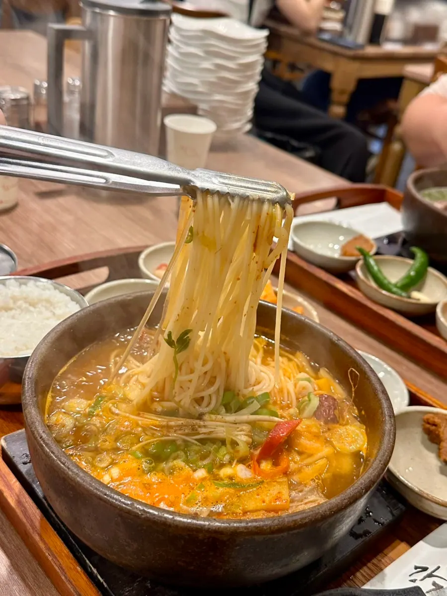 Medium noodle add-on in galbitang