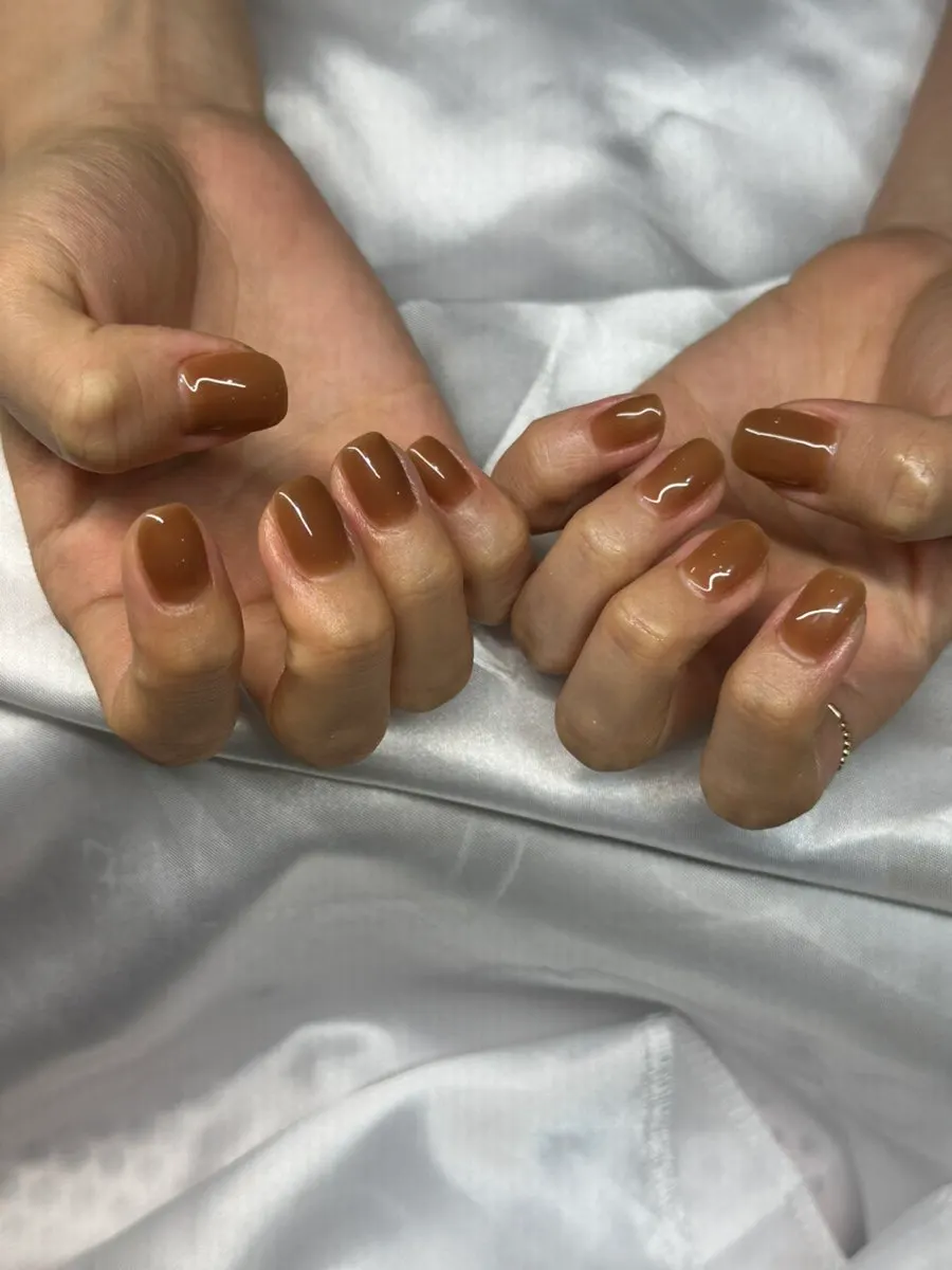 Hand finished with a simple daily manicure