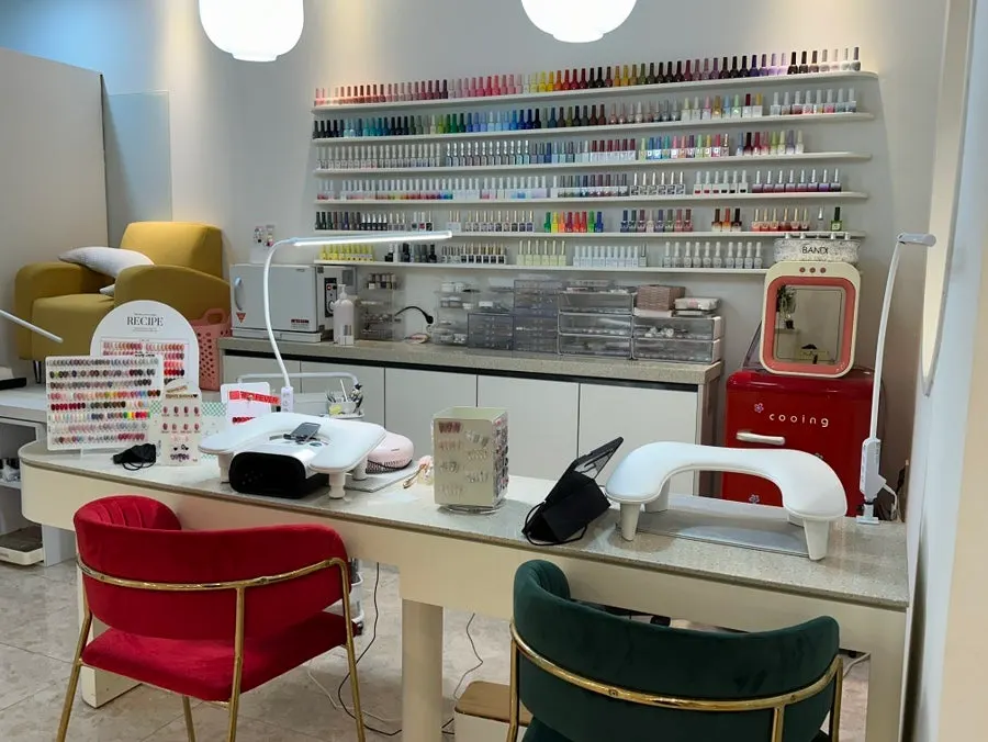 Seating area for pedicures