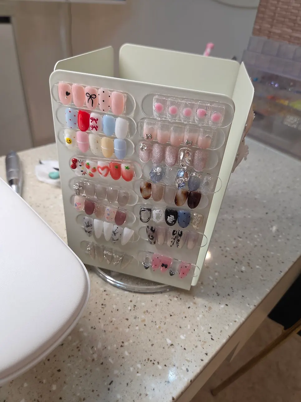 Cute character nail art samples
