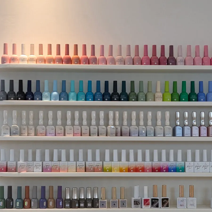 Interior design of the Jsu Beauty nail salon