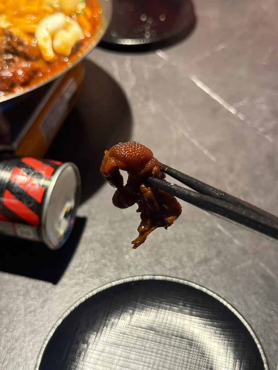 먹기 좋게 잘라주신 통갑오징어