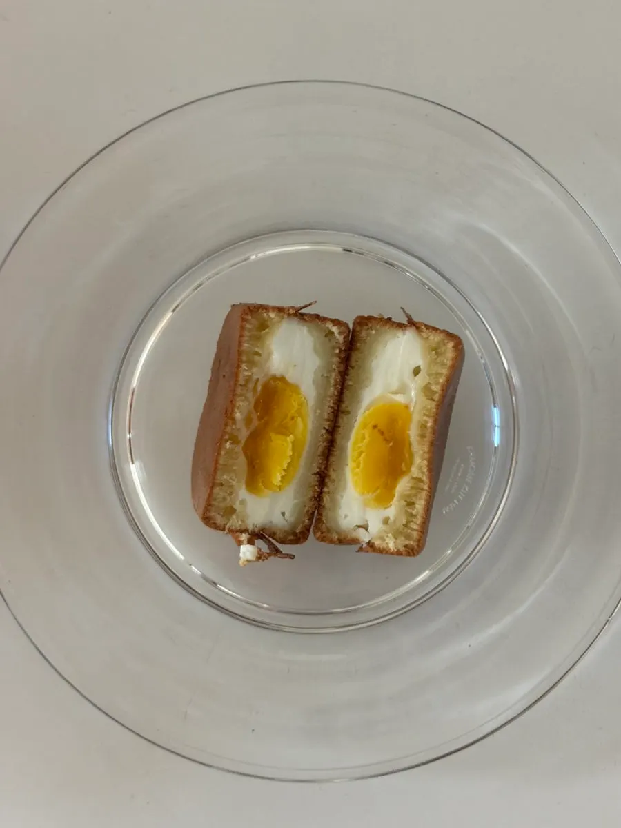 Mild egg bread snack