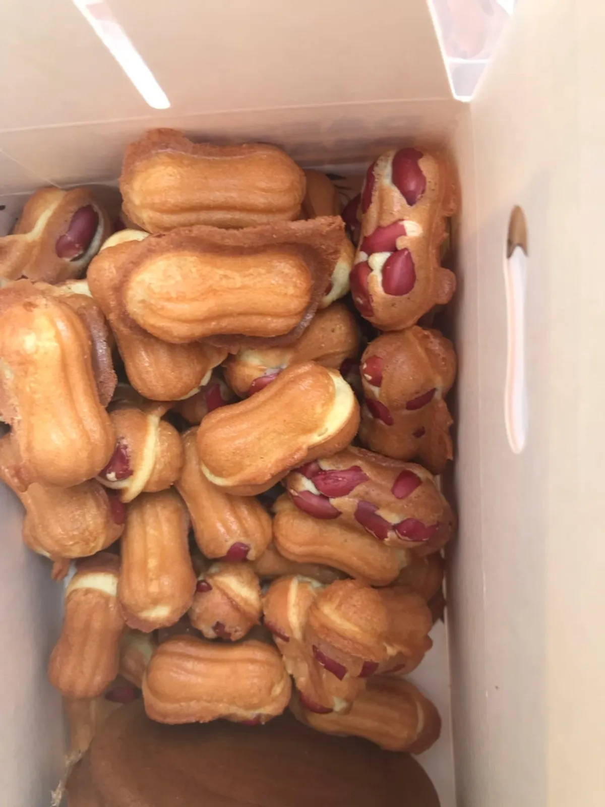 Peanut bread packed full of peanuts from Daeshin