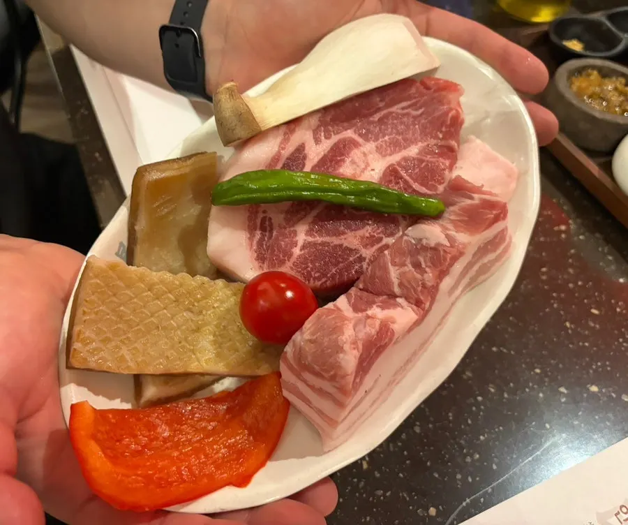 Whole Half-Pig Set table setting