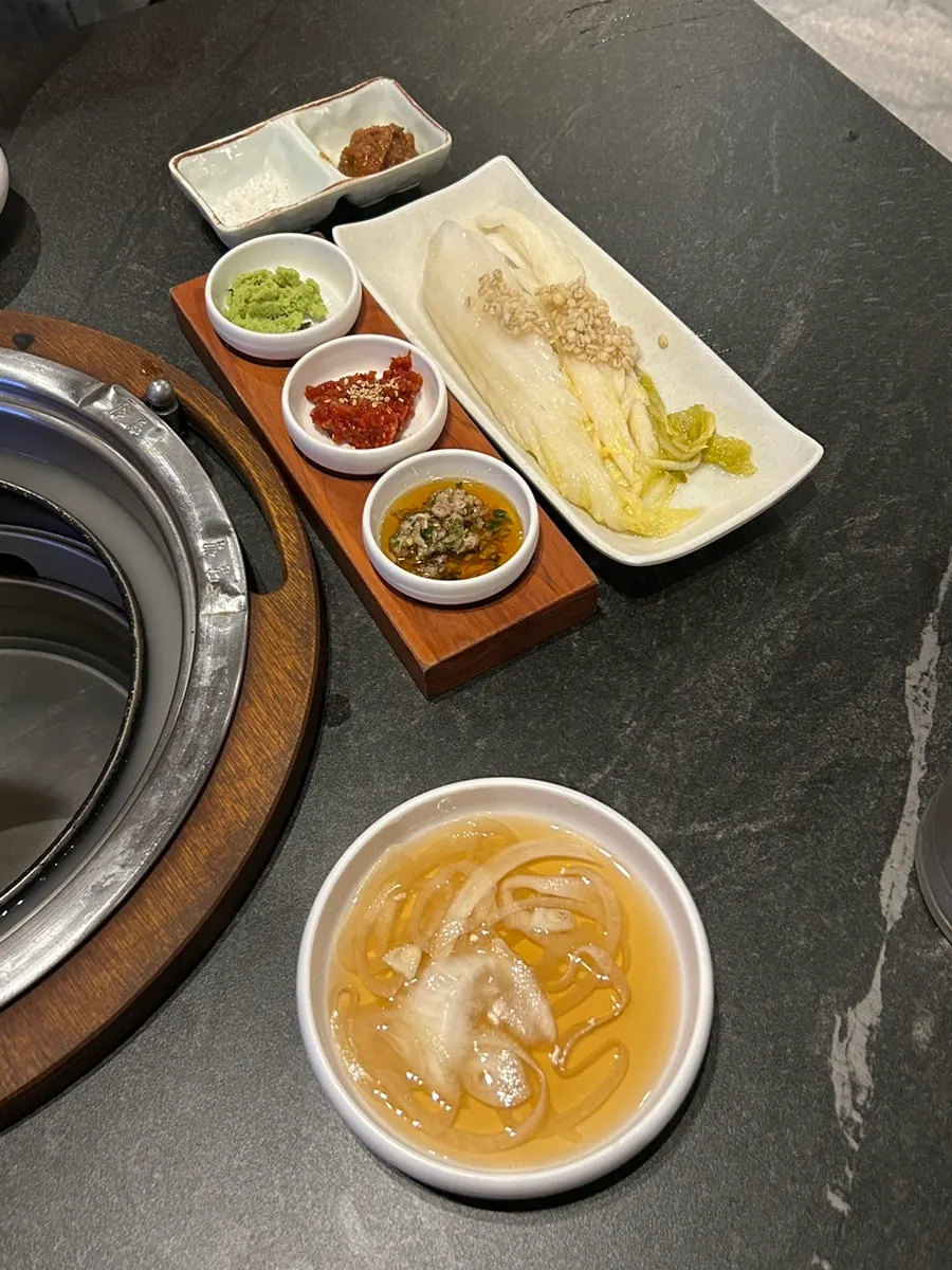 Ordered fresh pork rib platter
