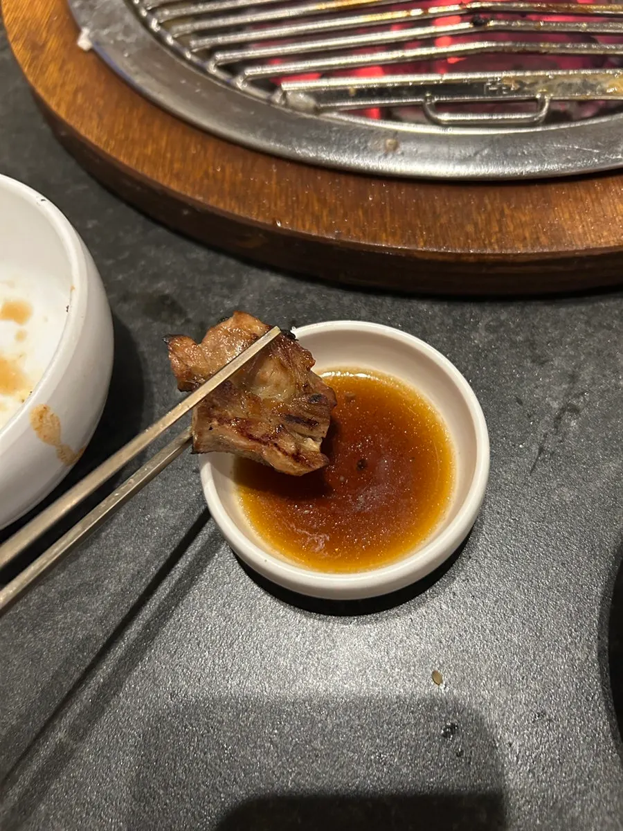Additional half platter of marinated pork ribs