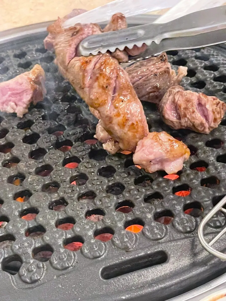 Gamjagisal cut into bite-sized pieces