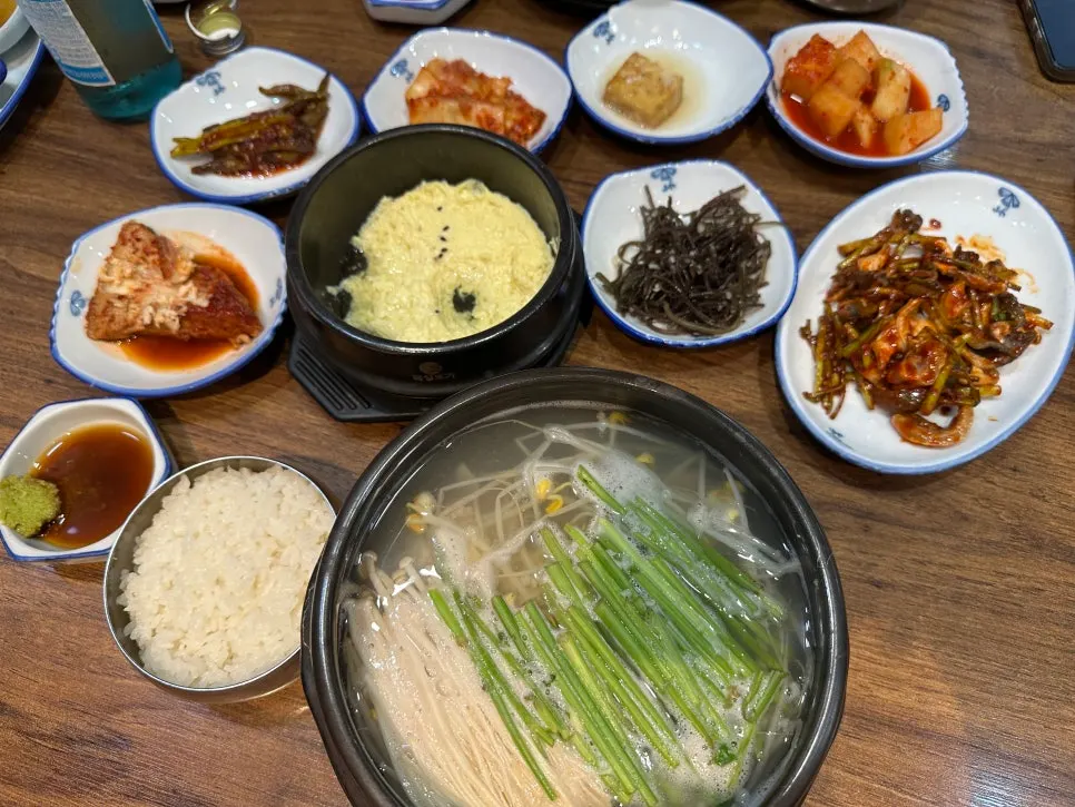 Busan Bokjip course menu board