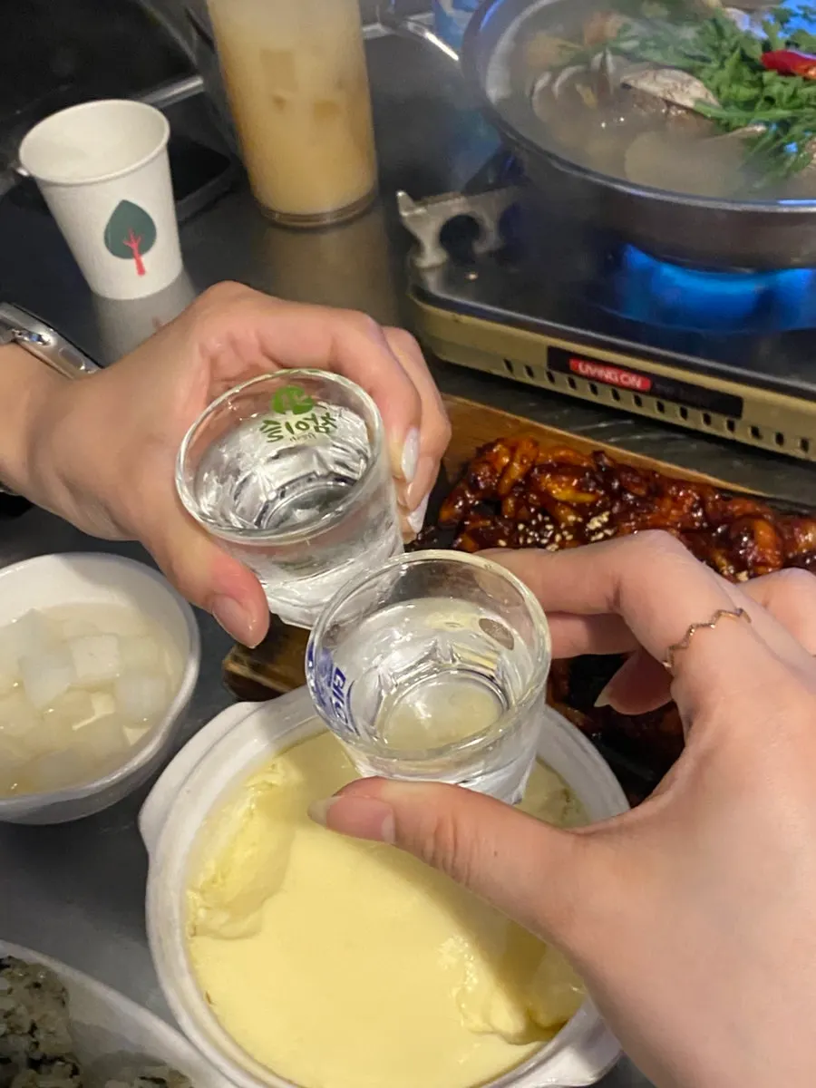 서비스로 나온 부드러운 계란찜