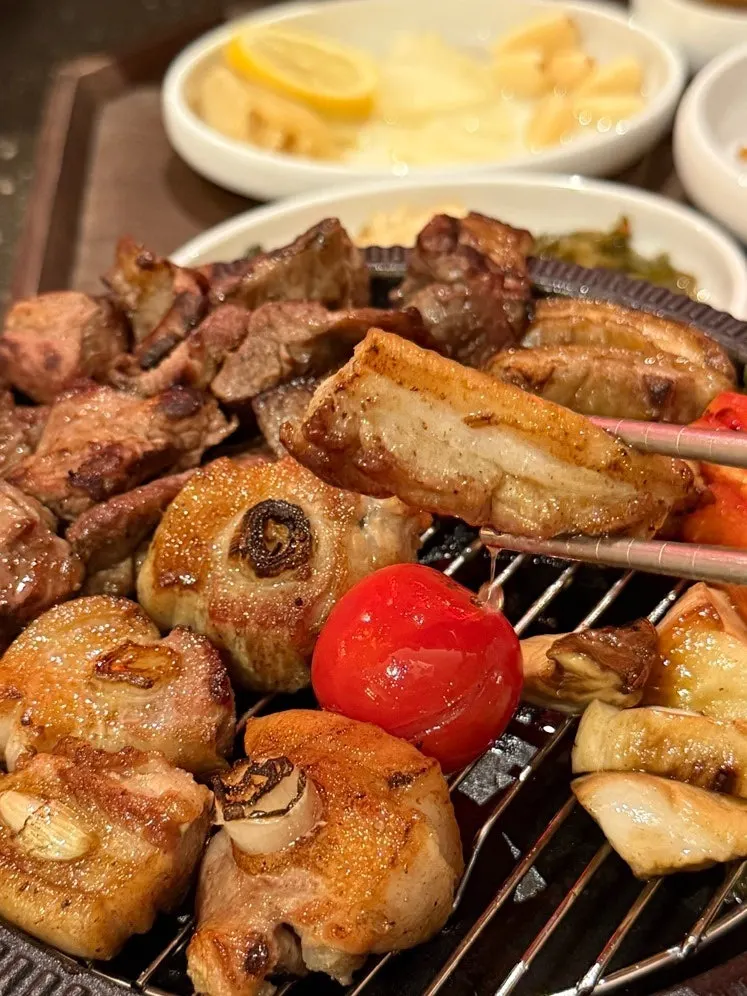 직원이 구워준 특수부위 플레이팅