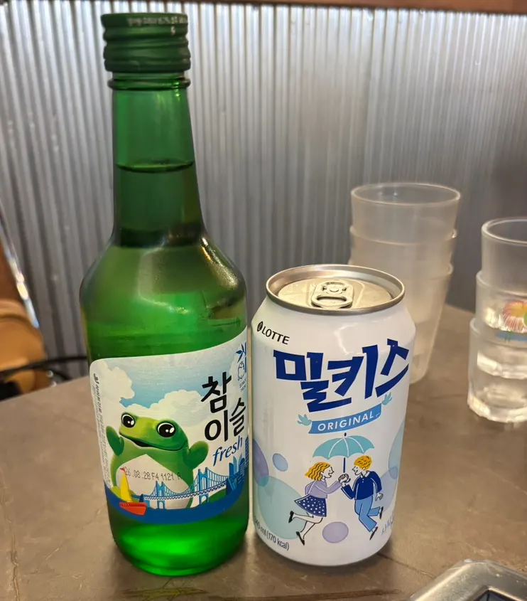 기본찬과 인당 제공 스프