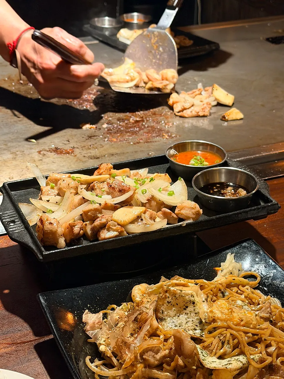 Japanese-style izakaya atmosphere