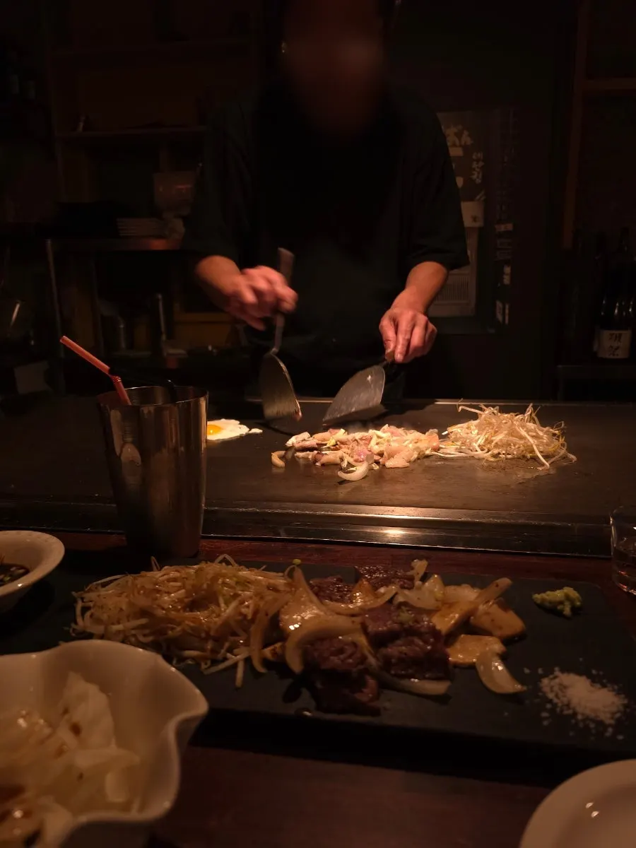 Wagyu steak and soju