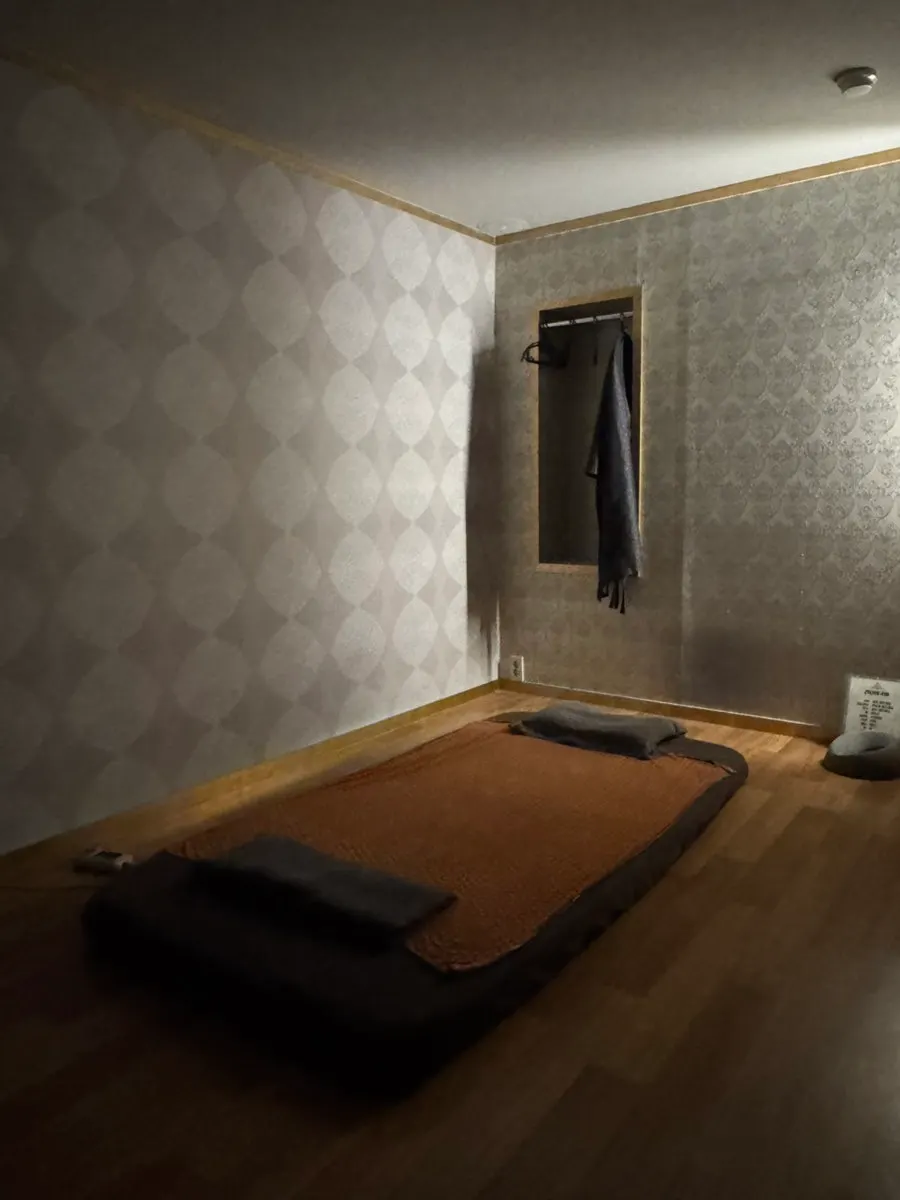 Inside a single room and a double room treatment space