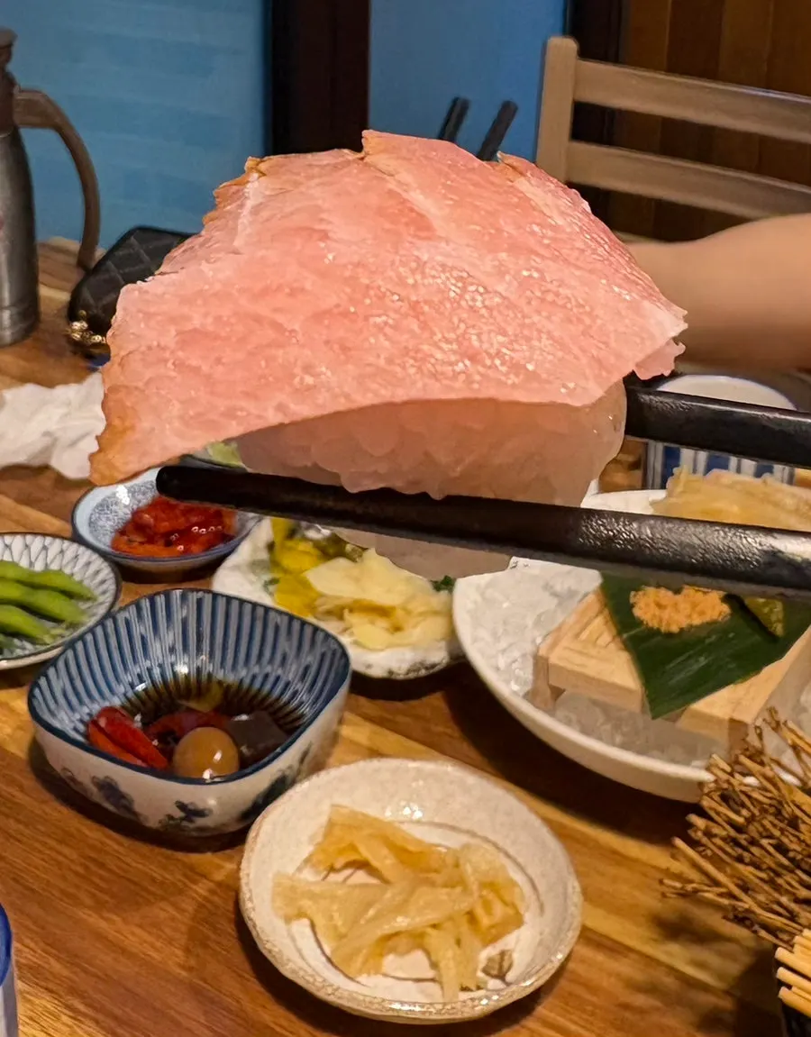 서비스로 받은 초밥 밥