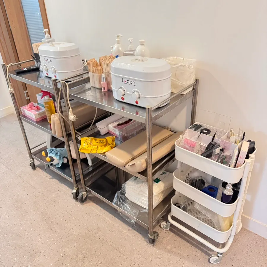 Waxing area where LYCON wax is used