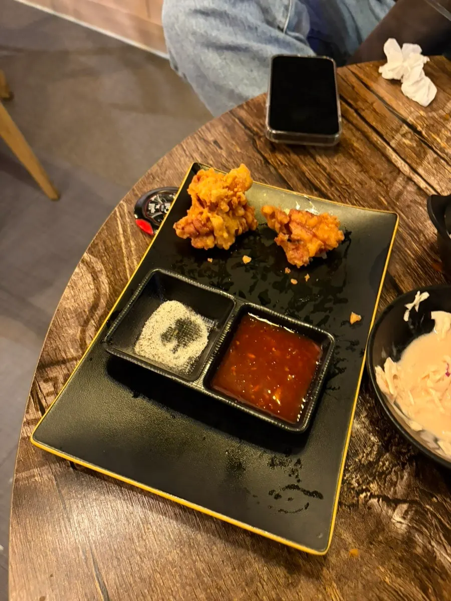 옛날통닭앤탕 서면점 식사 마무리 모습