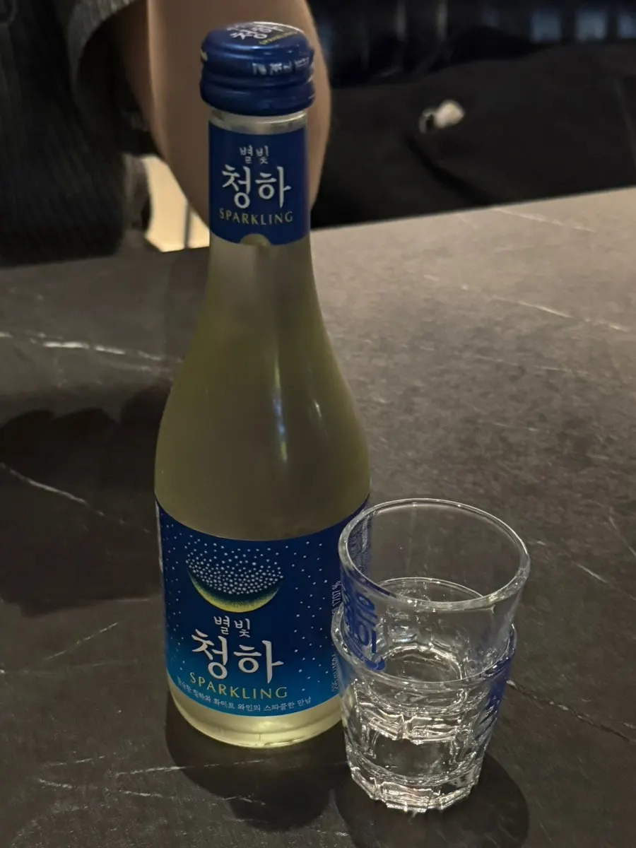 Byeolbit Cheongha ordered with bar food
