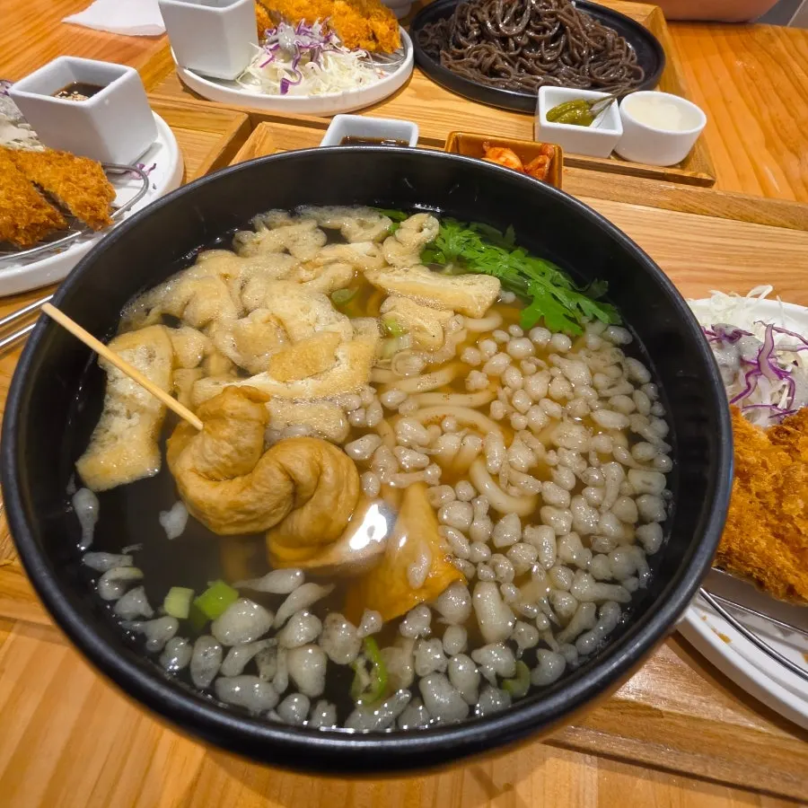 가족별 면요리 주문 구성 사진