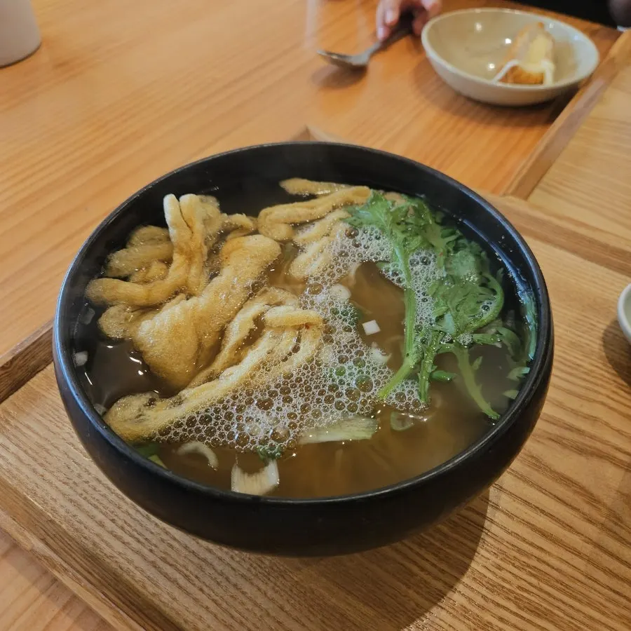 생면국수 한 그릇