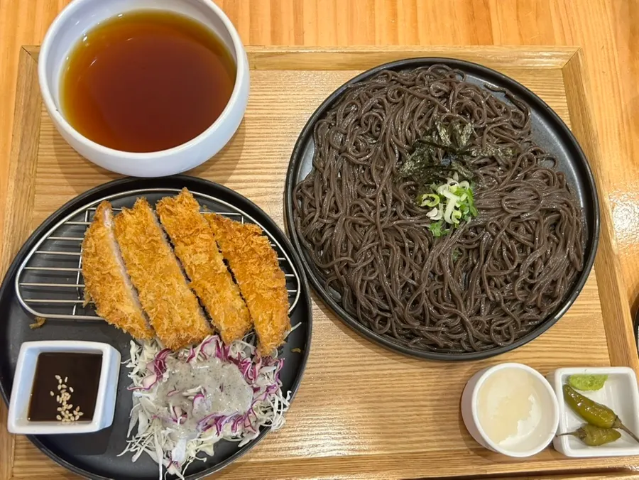 Pan buckwheat soba set and fresh noodle set