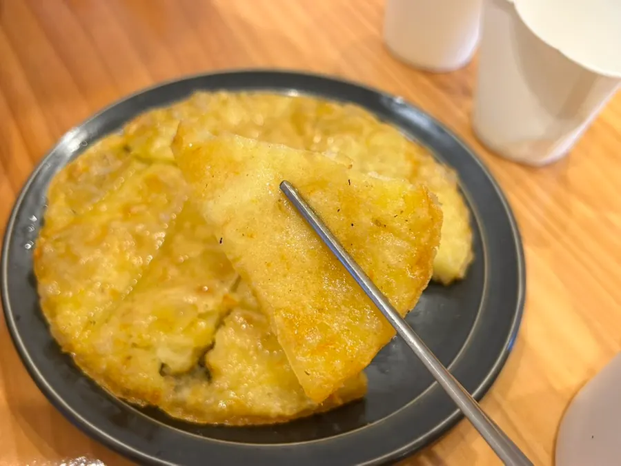 Chewy potato pancake