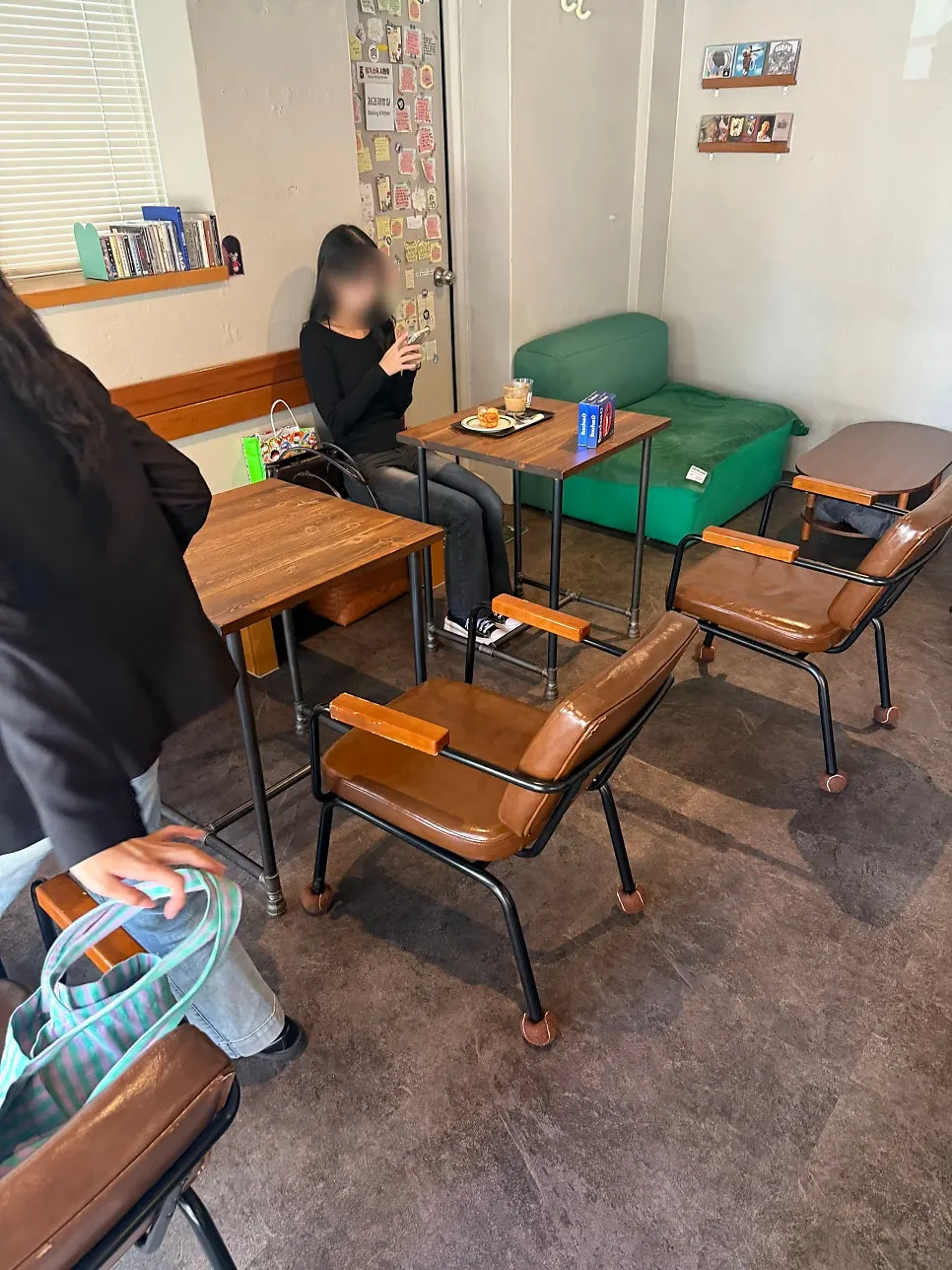 Café space showing window tables and inner seating