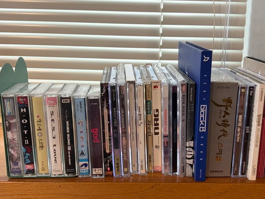 Coffee books and baseball-related items