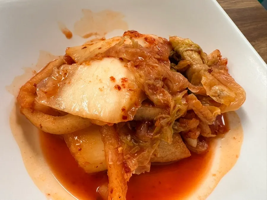Braised fish cake side dish